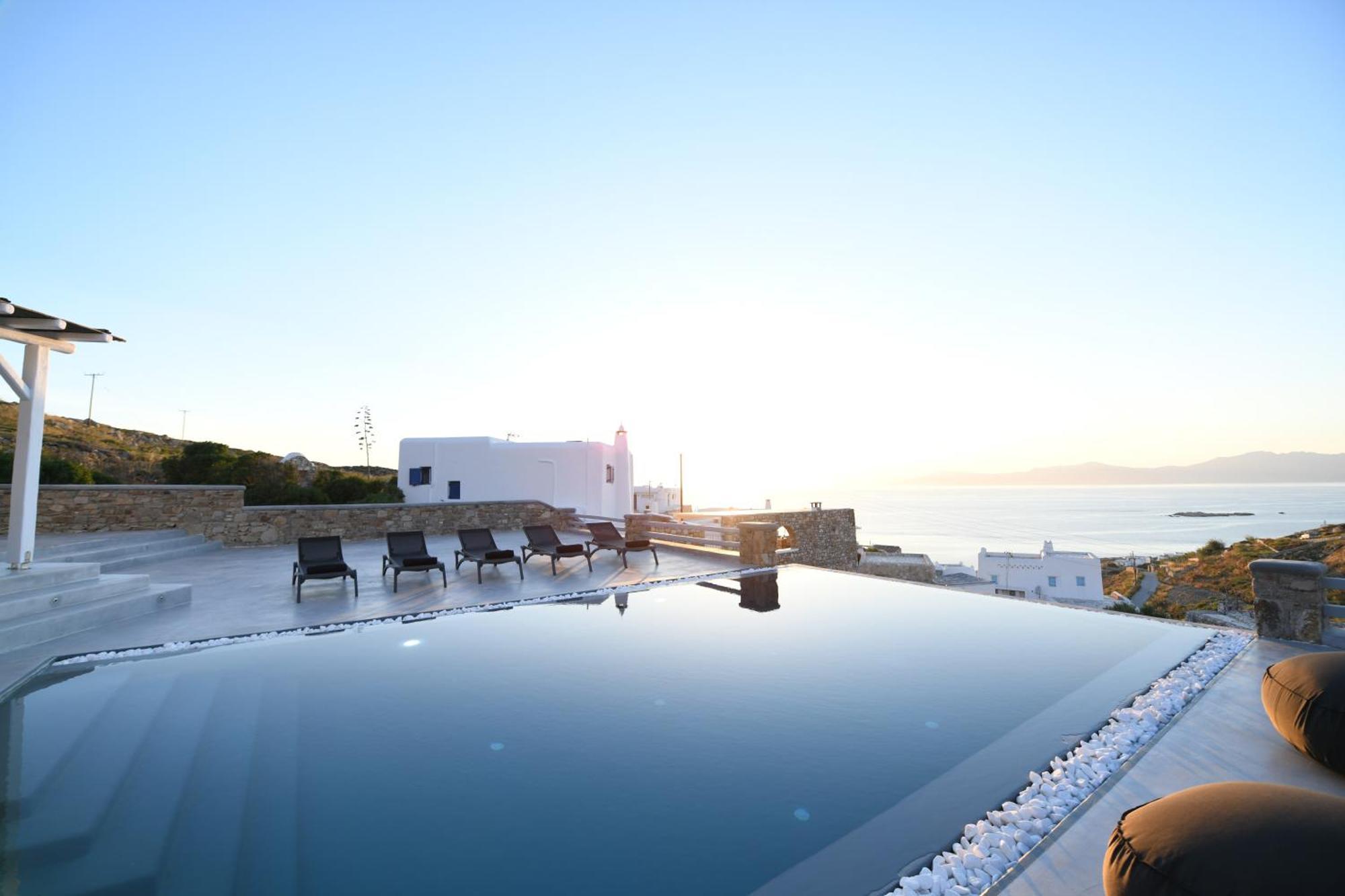 Villa Anema Mykonos - Blue Views Mykonos Villas Mykonos Town 外观 照片