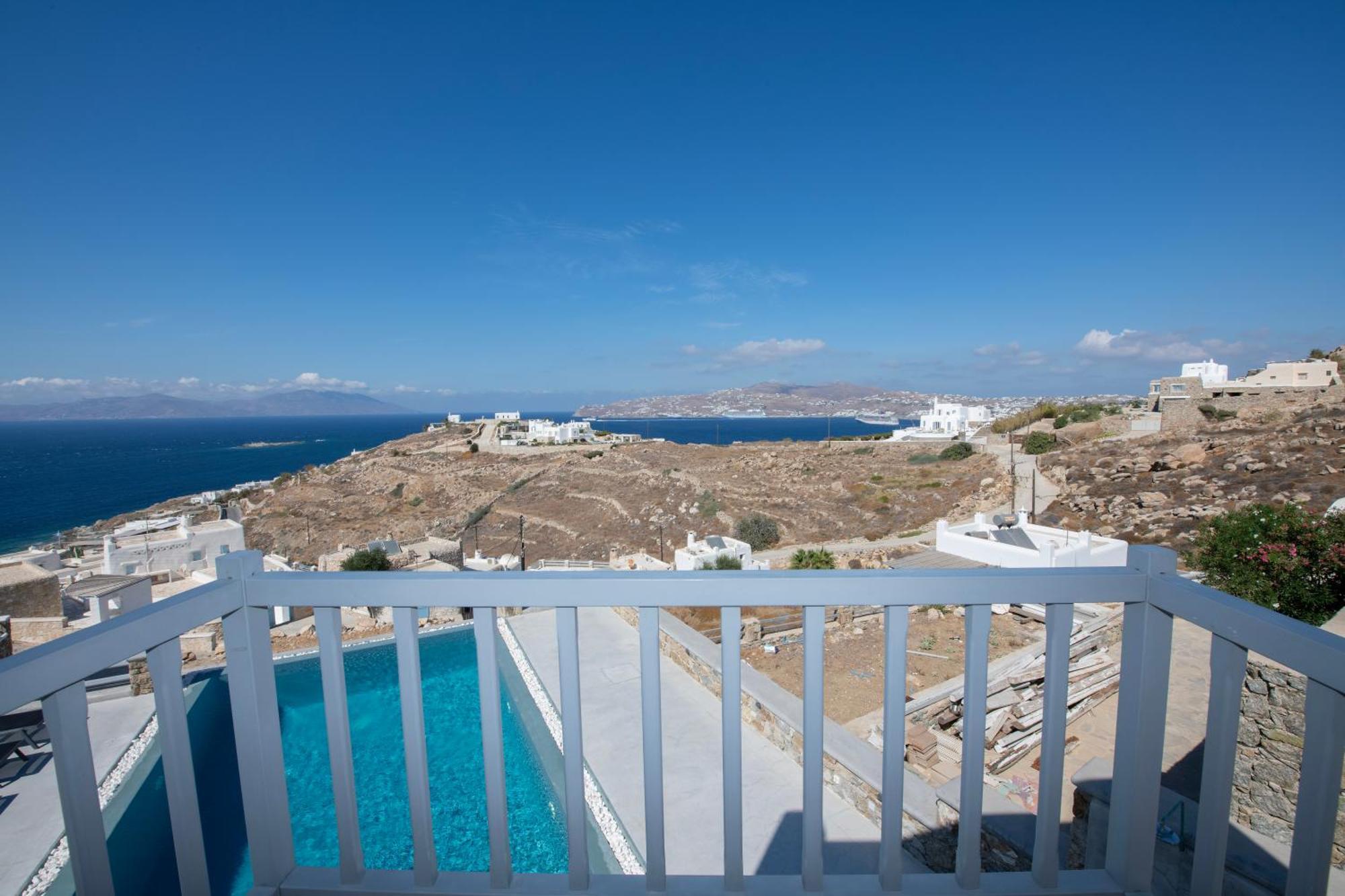Villa Anema Mykonos - Blue Views Mykonos Villas Mykonos Town 外观 照片