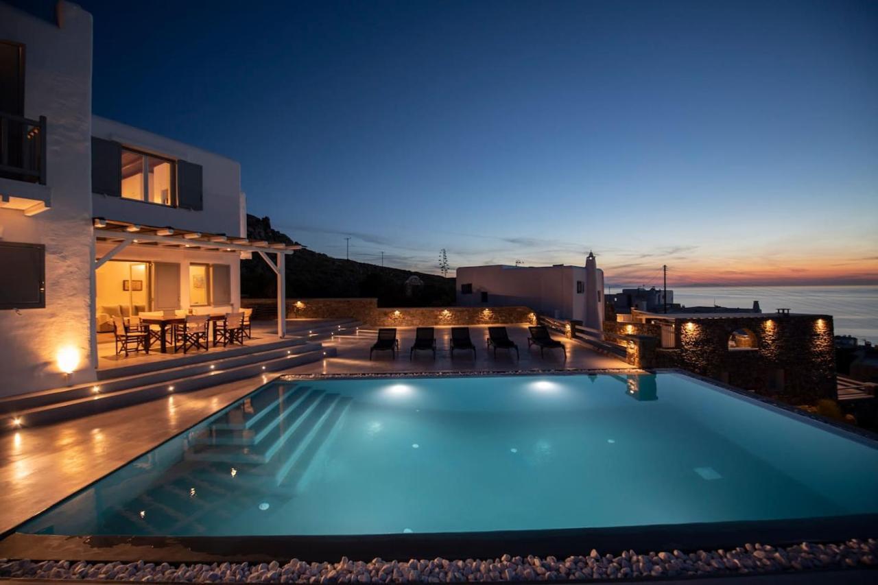 Villa Anema Mykonos - Blue Views Mykonos Villas Mykonos Town 外观 照片