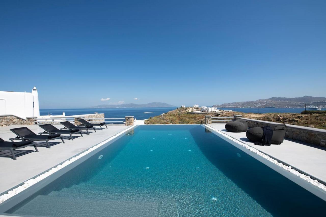 Villa Anema Mykonos - Blue Views Mykonos Villas Mykonos Town 外观 照片