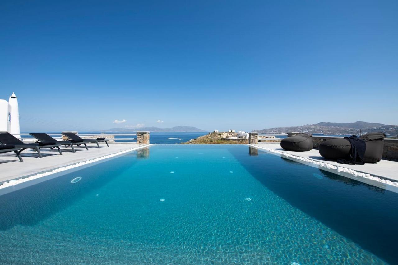 Villa Anema Mykonos - Blue Views Mykonos Villas Mykonos Town 外观 照片